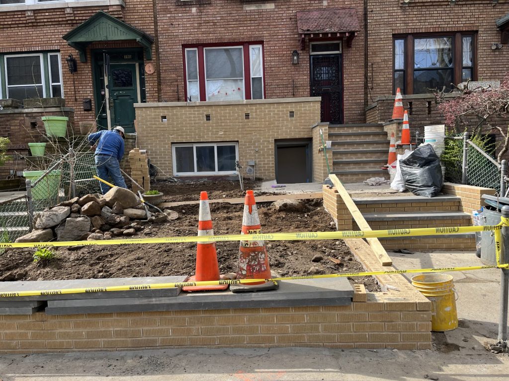 Brick repointing and waterproofing in Crown Heights, Brooklyn